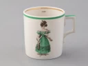 Чашка с блюдцем чайная 220 мл форма Гербовая рисунок Modes de Paris (Мода Парижа) 1830 арт. 81.25415.00.1, 