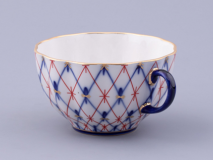 3-х предметный комплект чайный форма Тюльпан  рисунок Сетка 1950, арт. 81.31131.00.1