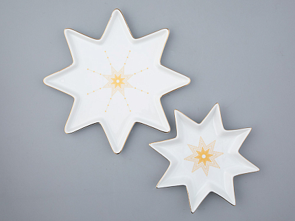 Подарочный набор форма Звезда рисунок Азур Золото арт. 81.31548.00.1