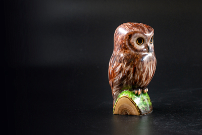 Скульптура Воробьиный сыч, Совенок, арт 62.09238.00.2