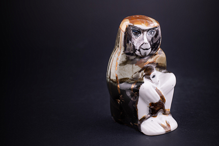 Скульптура Павиан с детенышем, Хорошее отношение арт 40.00980.00.1