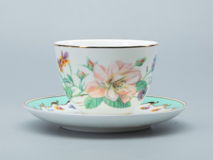 Чашка с блюдцем форма Весенняя 2 рисунок Улыбка флоры 2 арт. 81.30900.00.1, 