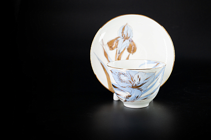 Чашка с блюдцем Любимые Цветы Модерна 2, на форме Весенняя, арт 61.20999.00.1