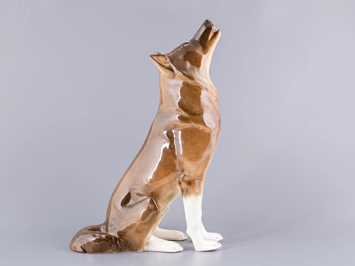 Скульптура Волк сидящий арт. 82.06370.00.1, 