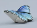 Скульптура форма Бабочка среднего размера, рисунок Голубая, арт. 82.47230.00.1, 
