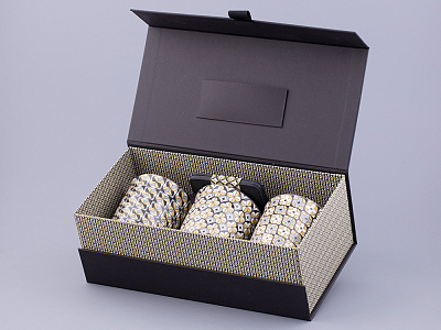 Подарочный набор стаканов форма Цилиндрический, рисунок Elegant Clever, арт. 81.31694.00.1