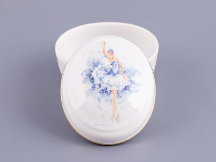 Туалетная коробочка форма Овальная рисунок Фея нежности арт. 80.86399.00.1, 