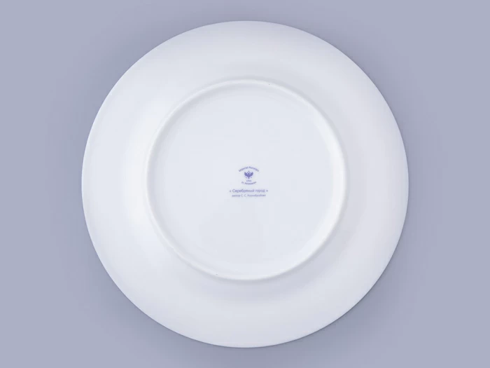 Блюдо круглое 300 мм, форма Европейская, рисунок Серебряный город, арт. 80.47458.00.1, 
