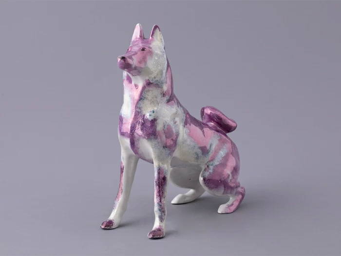 Скульптура форма Лайка, рисунок Аметист перламутр, арт 82.97472.00.1, 