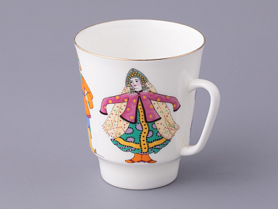 Трехпредметный комплект форма Майская рисунок Конек-горбунок арт. 81.24965.00.1