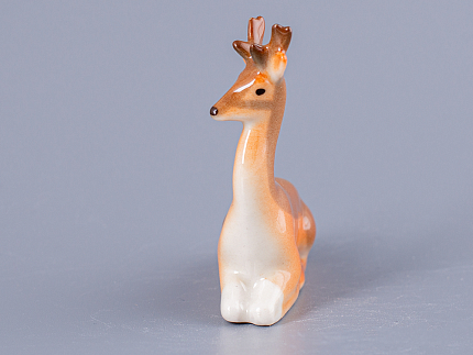 Скульптура Олень лежащий малый размер, арт. 82.01046.00.1