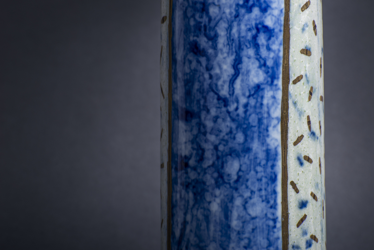 Ваза большой размер форма Бутыль, рисунок Раскрытие арт 60.08972.00.1, 