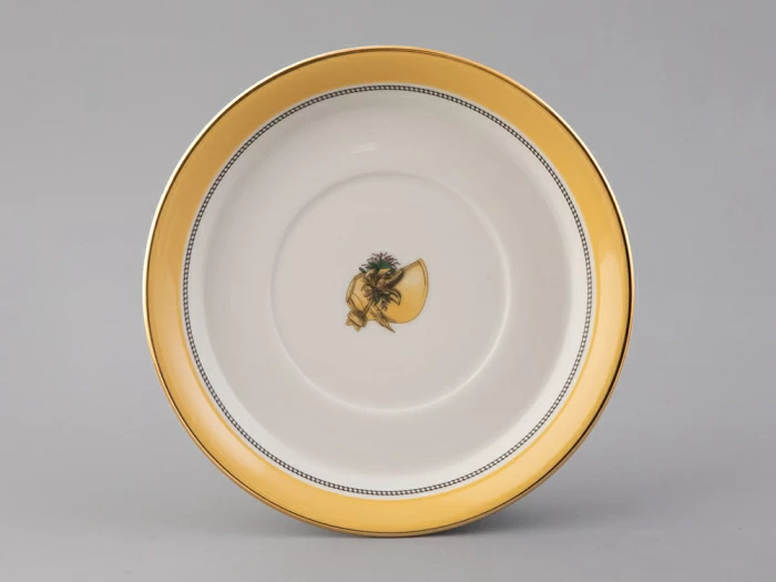 Чашка с блюдцем чайная 220 мл форма Гербовая рисунок Modes de Paris 1835 арт. 81.25416.00.1, 