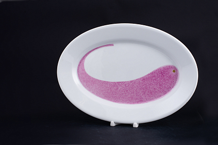 Блюдо Экзотические фрукты на форме Молодежная, арт 60.12292.00.1