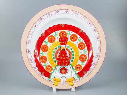 Декоративная тарелка 265 мм, форма Mazarin, рисунок Жар птица, арт 80.86742.00.1