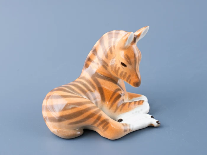 Скульптура Зебренок лежащий арт. 82.01034.00.1, 