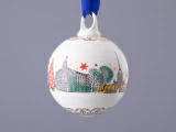 Подарочный набор Ёлочных украшений, форма Шар с петелькой, рисунок Рождественский Петербург, арт. 81.32760.00.1, 