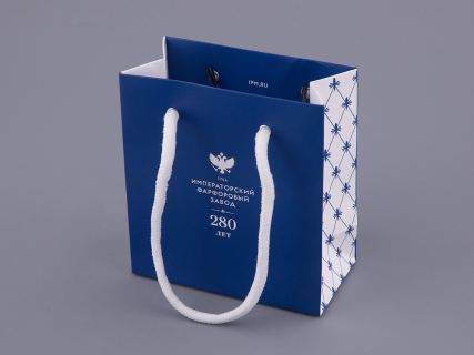 Пакет бумажный самый малый 120х130х60 мм арт. 14.00950.05, 