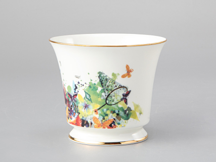 Чашка с блюдцем чайная форма Юлия рисунок Лето/Summer, арт. 81.29409.00.1, 