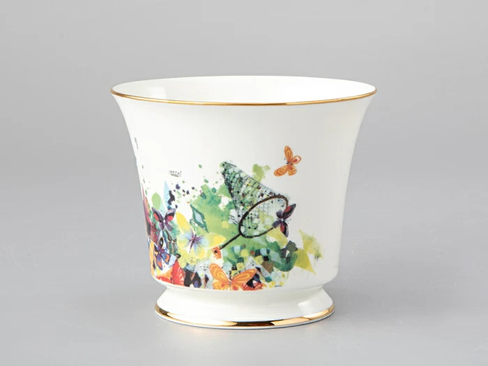 Чашка с блюдцем чайная форма Юлия рисунок Лето/Summer, арт. 81.29409.00.1, 