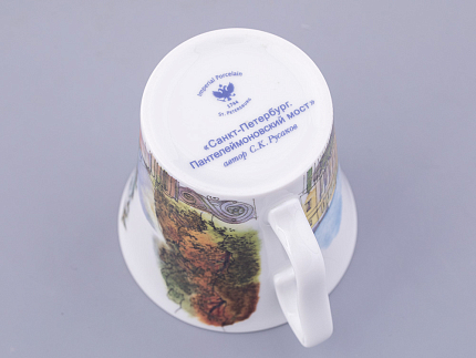 Бокал 360 мл форма Ленинградский рисунок Санкт-Петербург. Пантелеймоновский мост арт. 80.44859.00.1