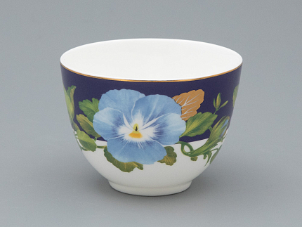 Чашка с блюдцем чайная форма Весенняя 2 рисунок Виола 1, арт. 81.34138.00.1