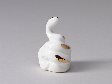 Скульптура Змея знак зодиака, рисунок Золотой, арт 82.03952.00.1