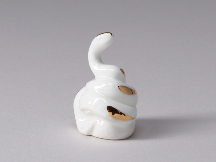 Скульптура Змея знак зодиака, рисунок Золотой, арт 82.03952.00.1, 