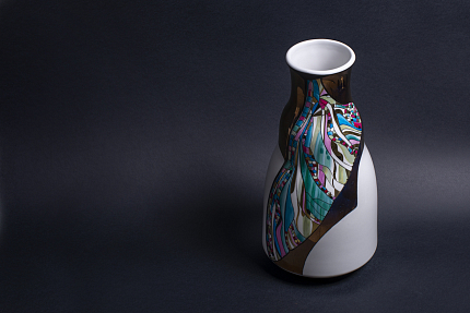 Ваза Крылья стрекозы на форме Зимняя высокая, арт 60.14879.00.1