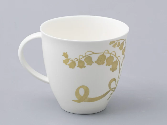 Чашка с блюдцем форма Оливия рисунок Нежный ландыш, арт. 81.31432.00.1, 