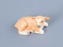 Скульптура форма Бычок-малыш рисунок Рыжий арт. 82.63993.00.1, 