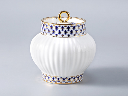 Сервиз чайный Волна Кобальтовая сетка, 6 персон 14 предметов, арт. 81.20894.00.1, 