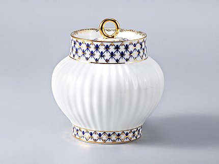 Сервиз чайный Волна Кобальтовая сетка, 6 персон 14 предметов, арт. 81.20894.00.1