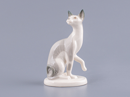 Скульптура Кошка-сфинкс серый арт. 82.69691.00.1