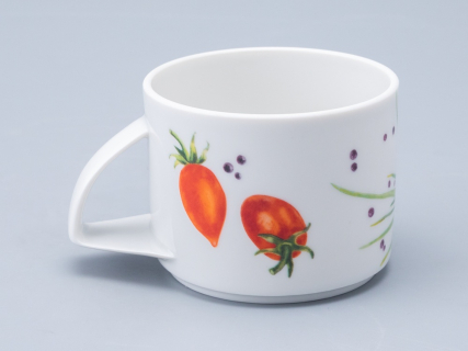 Чашка с блюдцем форма Баланс рисунок Мамина дача, арт. 81.34399.00.1, 