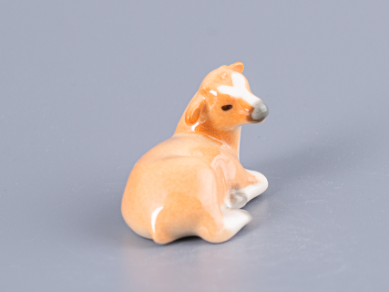 Скульптура форма Бычок-малыш рисунок Рыжий арт. 82.63993.00.1, 