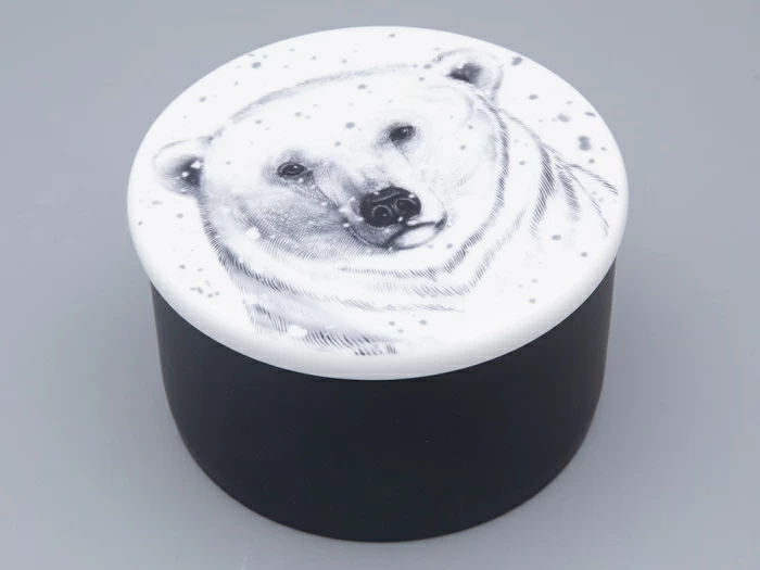 Шкатулка в подарочной упаковке, форма Идиллия, рисунок Тотем. Медведь арт. 81.31594.00.1, 