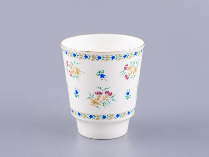 Чашка с блюдцем кофейная 165 мл.,  форма Майская,  рисунок Голубой колокольчик с отводкой арт. 81.14021.00.1, 