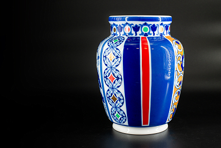 Ваза форма Китайская малый размер рисунок Русский стиль III арт. 60.10767.00.1