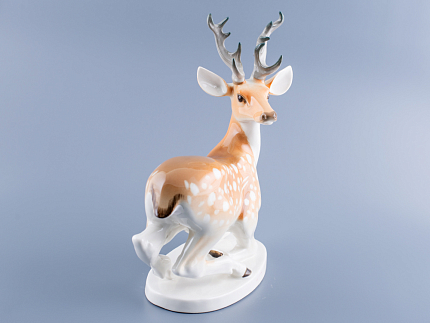 Скульптура Лань с рогами арт. 82.00993.00.1
