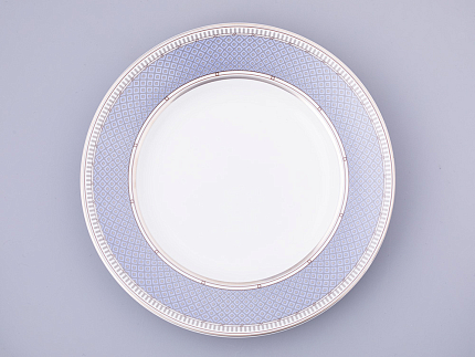 Сервиз чайный на 6 персон 21 предмет, форма Гербовая, рисунок Серебряный город, арт. 81.32583.00.1