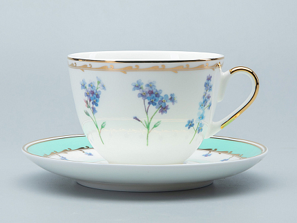 Чашка с блюдцем форма Весенняя 2 рисунок Улыбка флоры 1 арт. 81.30899.00.1