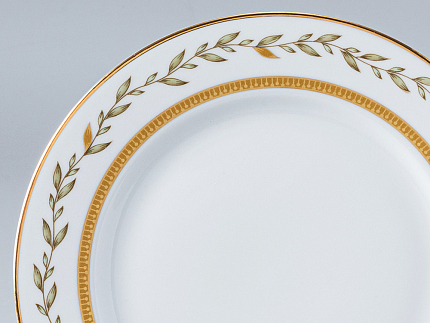 Тарелка 215 мм форма Европейская рисунок Нефритовый фон арт. 80.85350.00.1