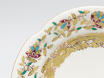 Сервиз чайный Наташа Розовые цветы, 6 персон 30 предметов арт. 81.15176.00.1