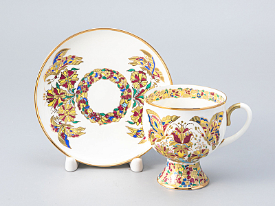 Трехпредметный комплект Классическая 2 Золотые бабочки арт. 81.10534.00.1