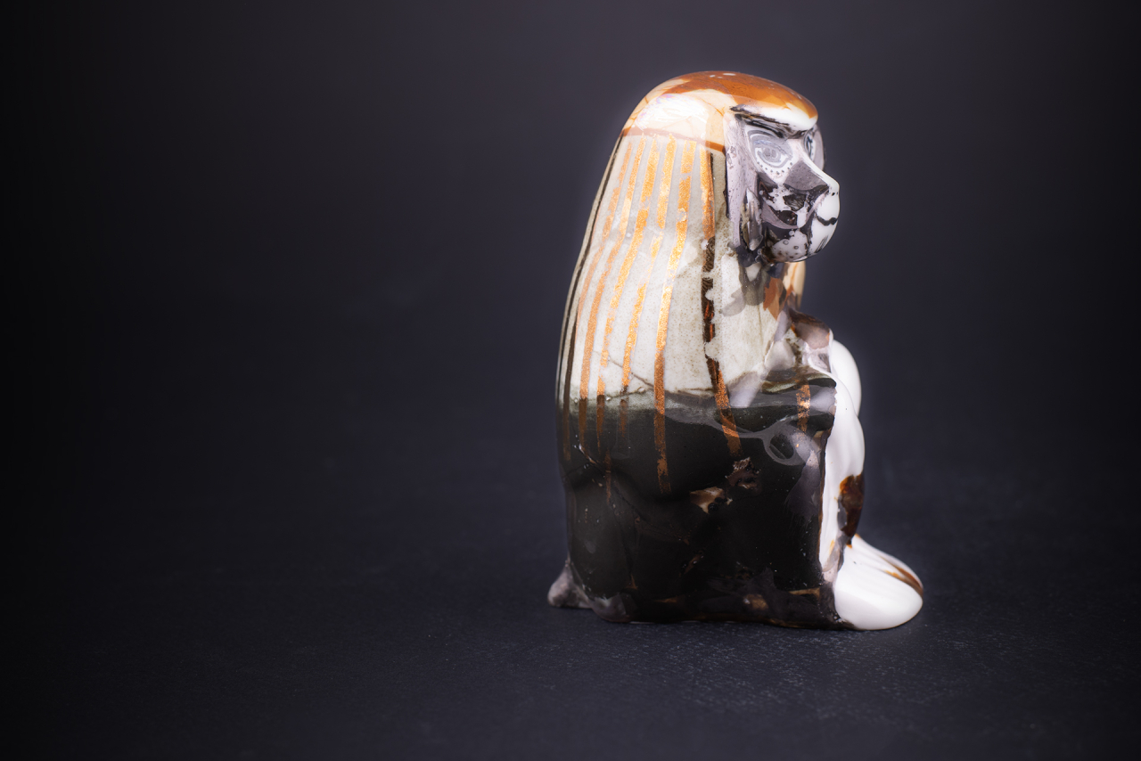 Скульптура Павиан с детенышем, Хорошее отношение арт 40.00980.00.1, 