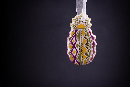 Елочная игрушка Ананас Экзотический, арт 60.14692.00.1