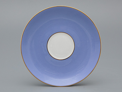 Чашка с блюдцем L’Art des Fleurs в подарочной упаковке, форма Весенняя 2, рисунок Аметистовое пламя, арт 81.33403.00.1