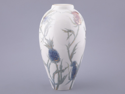 Ваза форма Фрезия рисунок Репейник, арт. 80.48115.00.1, 