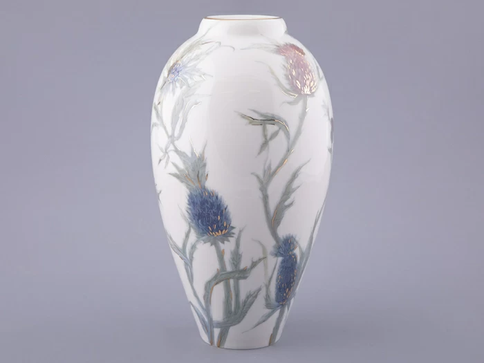 Ваза форма Фрезия рисунок Репейник, арт. 80.48115.00.1, 